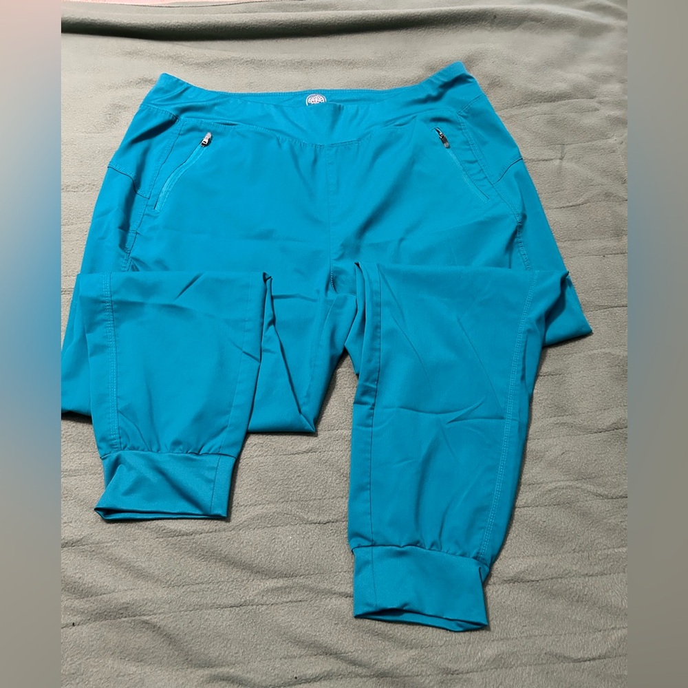 Healing Hands Teal Scrub Bottoms